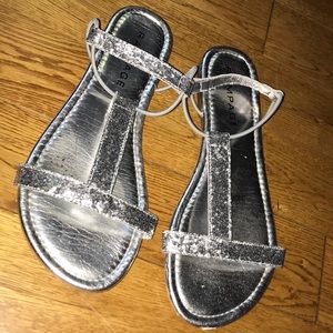 prom flats sandals